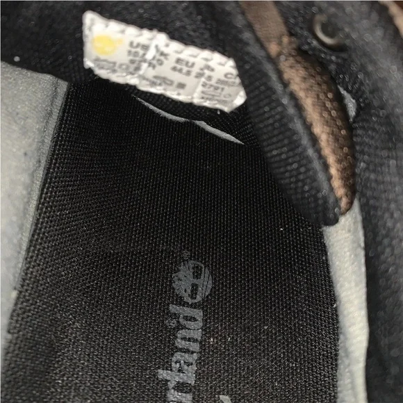 Timberland Hiking Shoes Men’s Size 10.5 Brown Suede/Leather - Picture 4 of 6